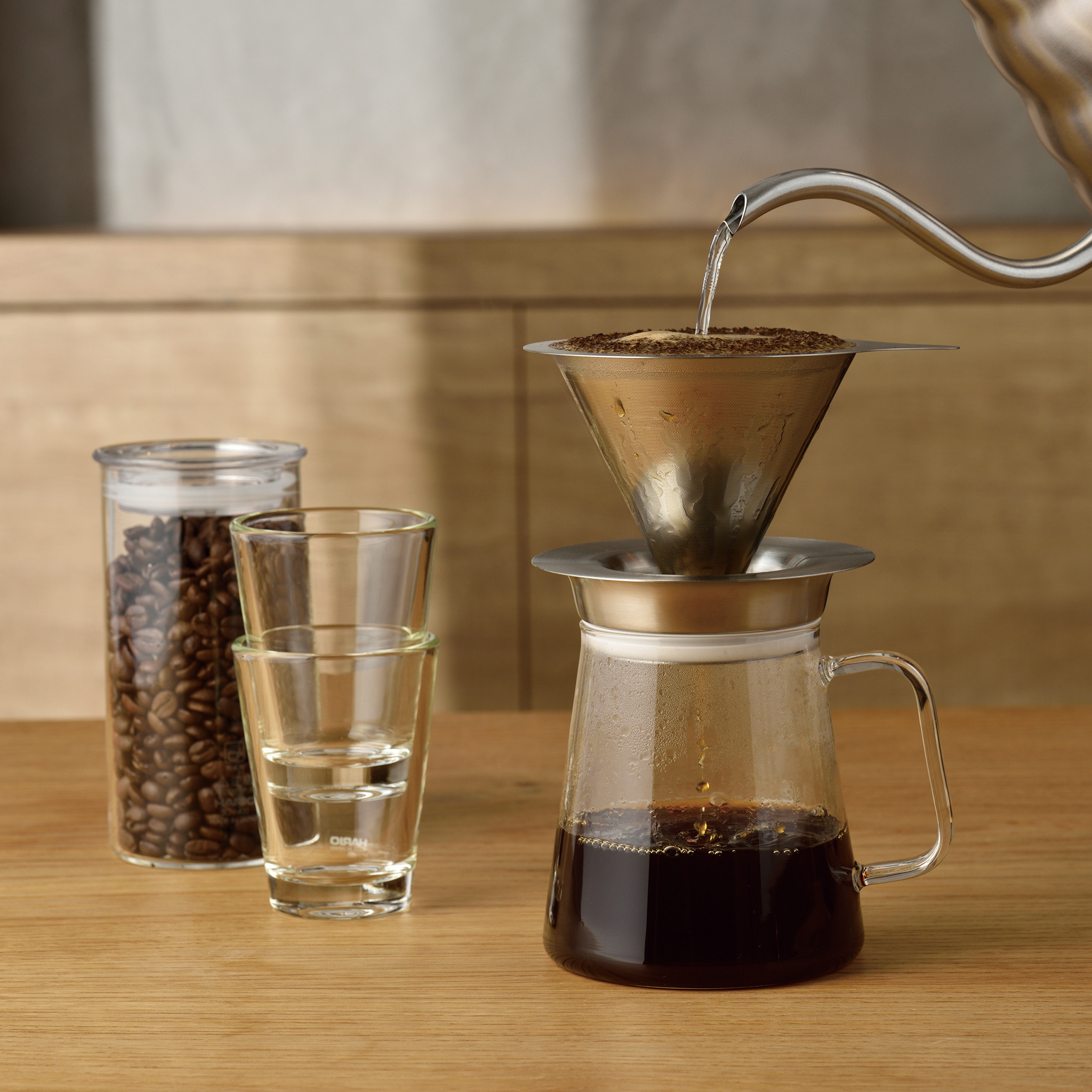 Double Mesh Metal Dripper