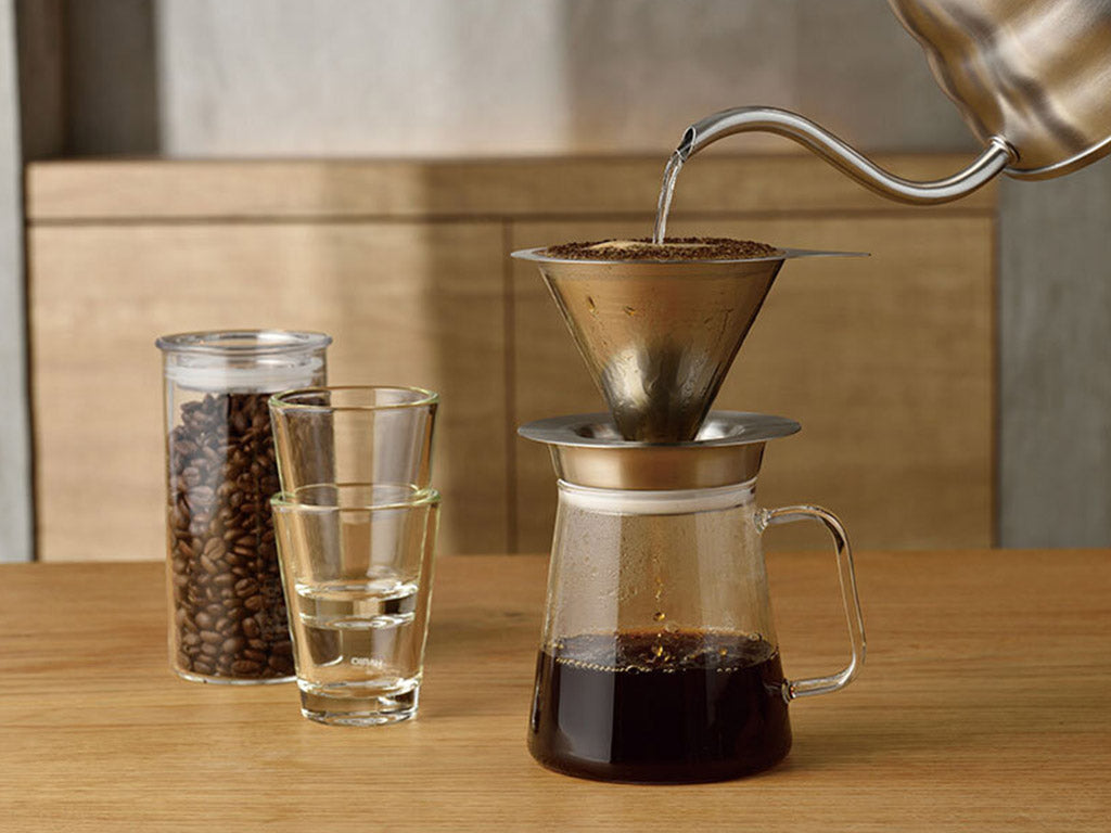 Double Mesh Metal Dripper