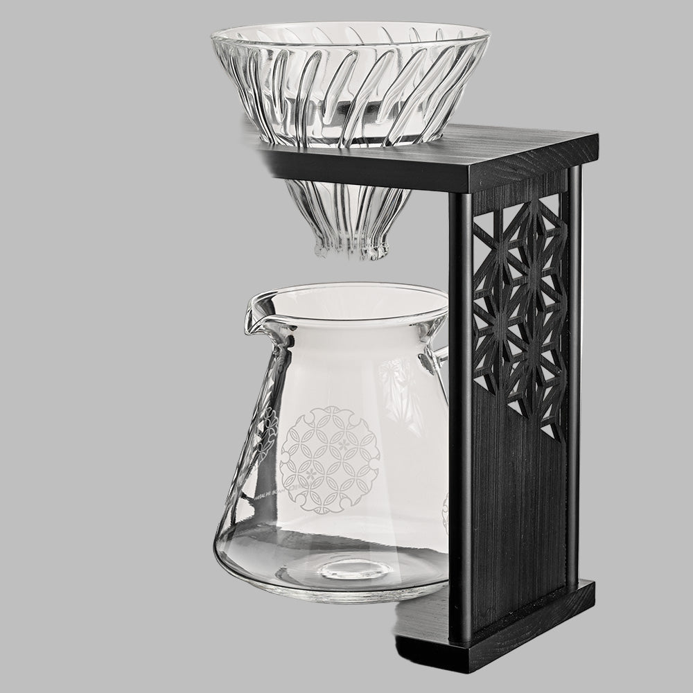 DripStand-Set "Asanoha" Traditional Japanese Hemp Leaf Pattern