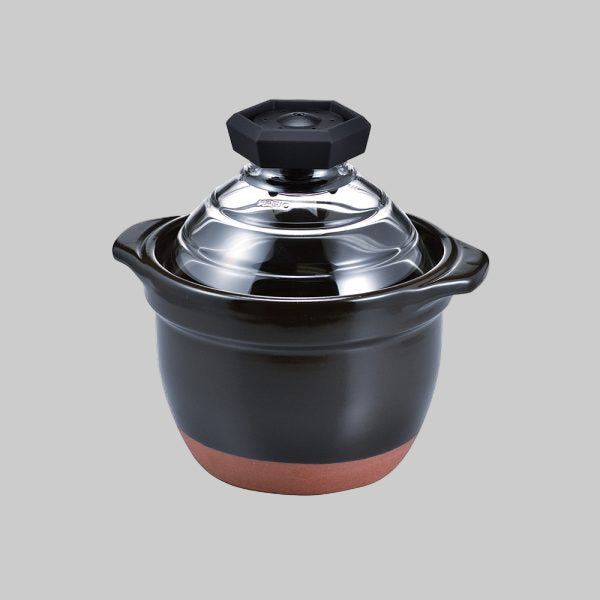 GOHANGAMA Glass Lid Rice Cooker (1-2 Cups)