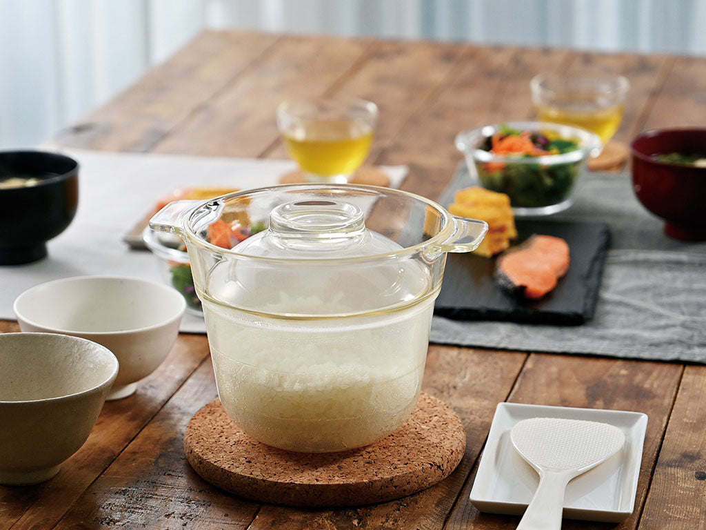ICHIZENYA Microwave Glass Rice Cooker
