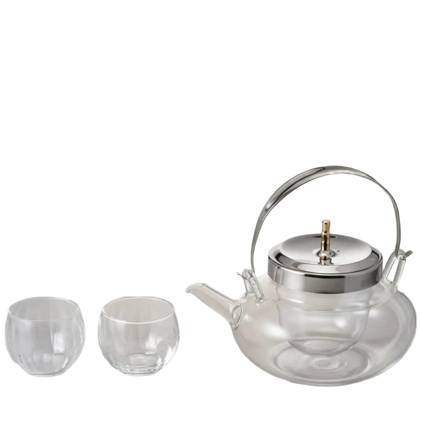 Sake Cooler "Maru Chirori" Glass Set