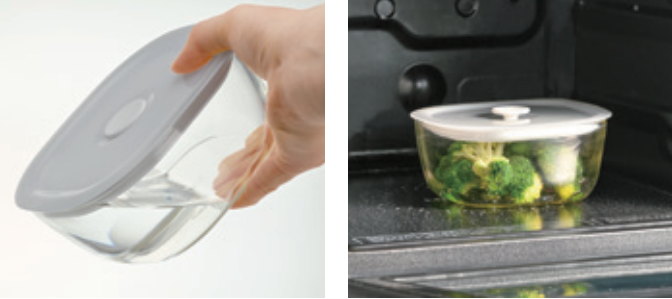 Heatproof Square Sealed Glass Container - 250ml