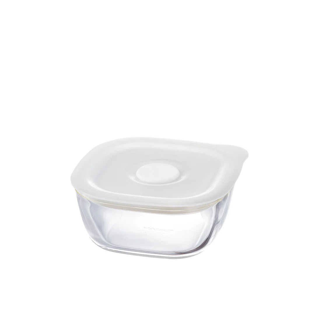 Heatproof Square Sealed Glass Container - 250ml