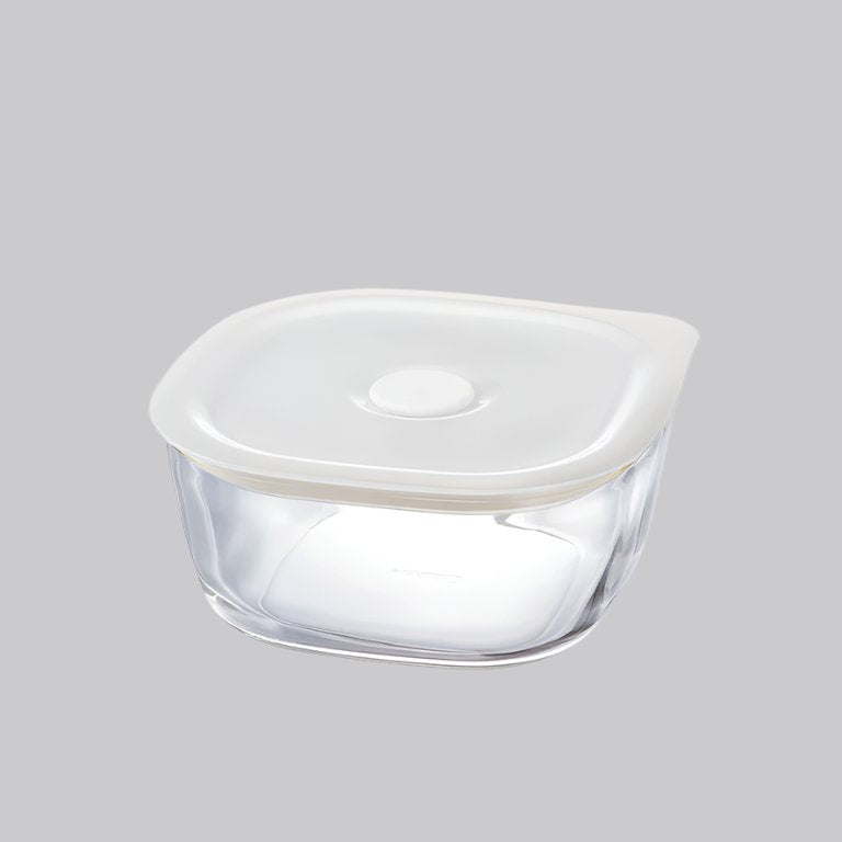 Heatproof Square Sealed Glass Container - 600ml