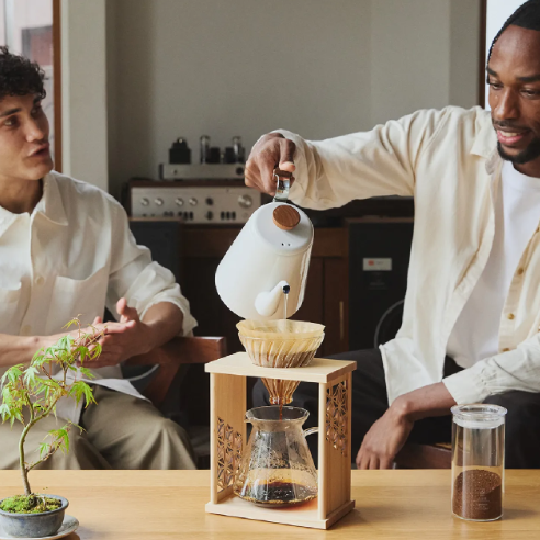 DripStand-Set "Asanoha" Traditional Japanese Hemp Leaf Pattern