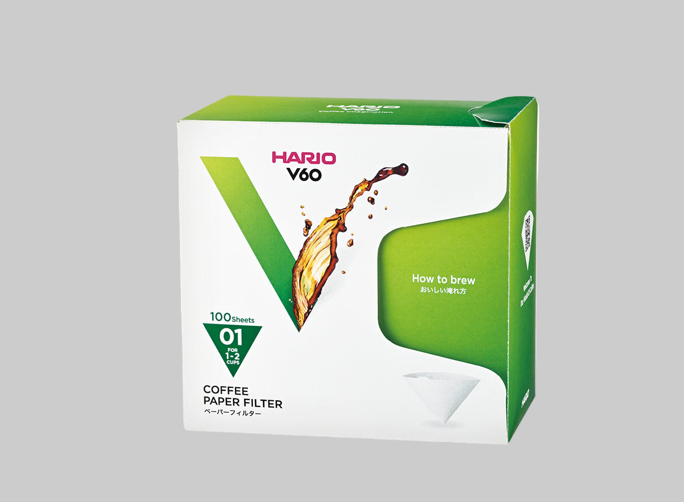 V60 Paper Filter White 100 sheets (Box) -01