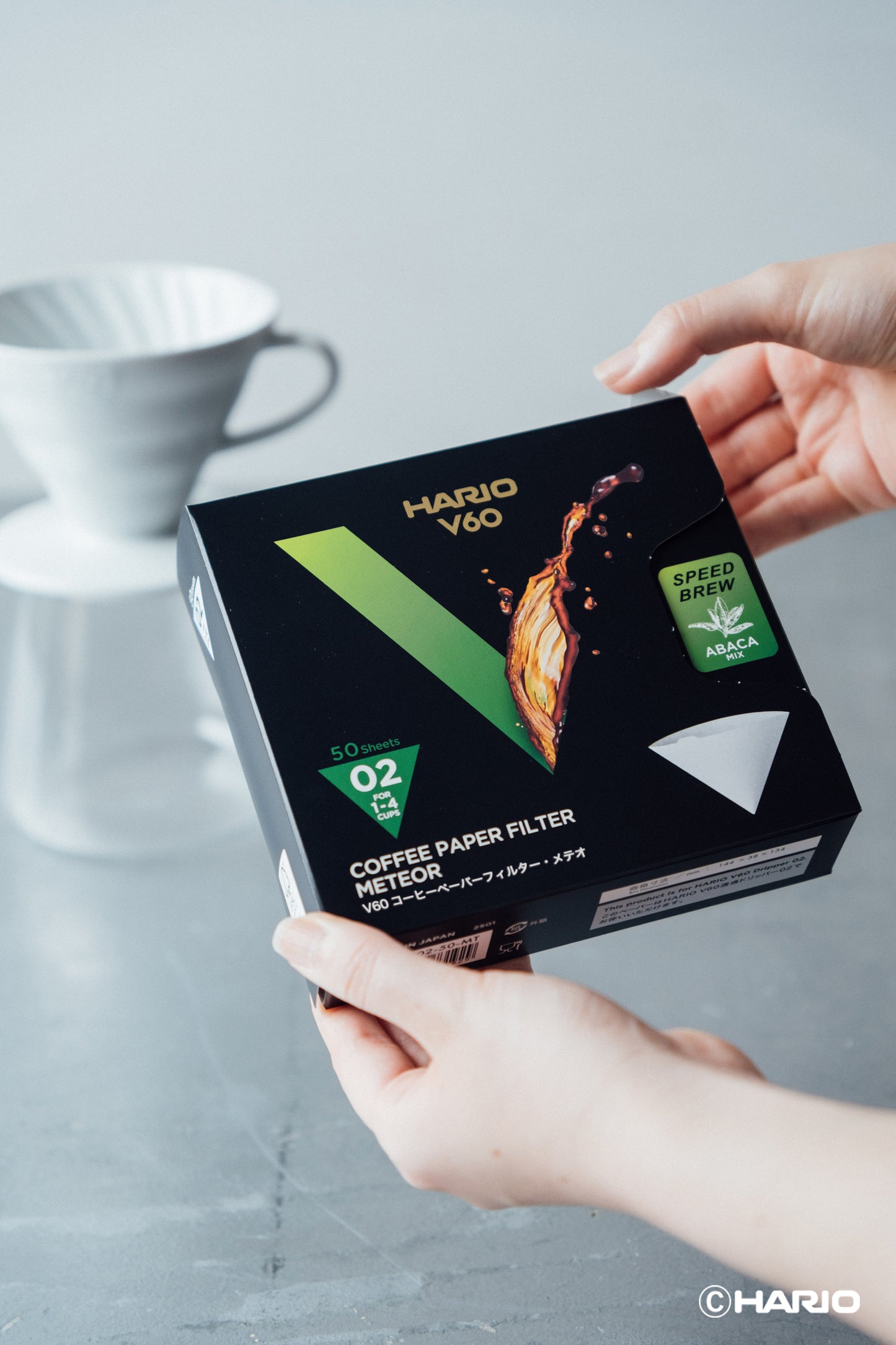 V60 Meteor Paper Filter 02 50 sheets