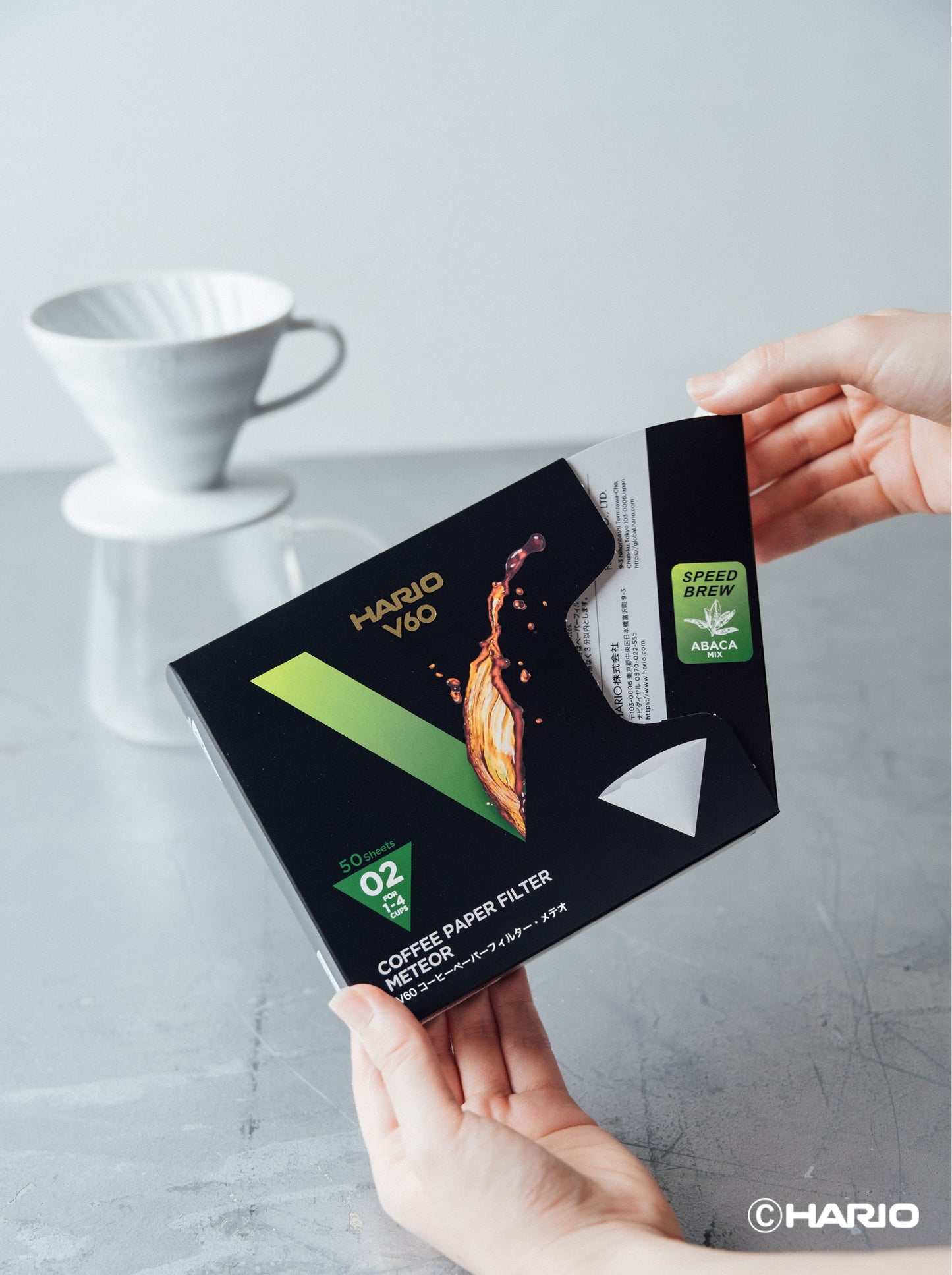 V60 Meteor Paper Filter 02 50 sheets