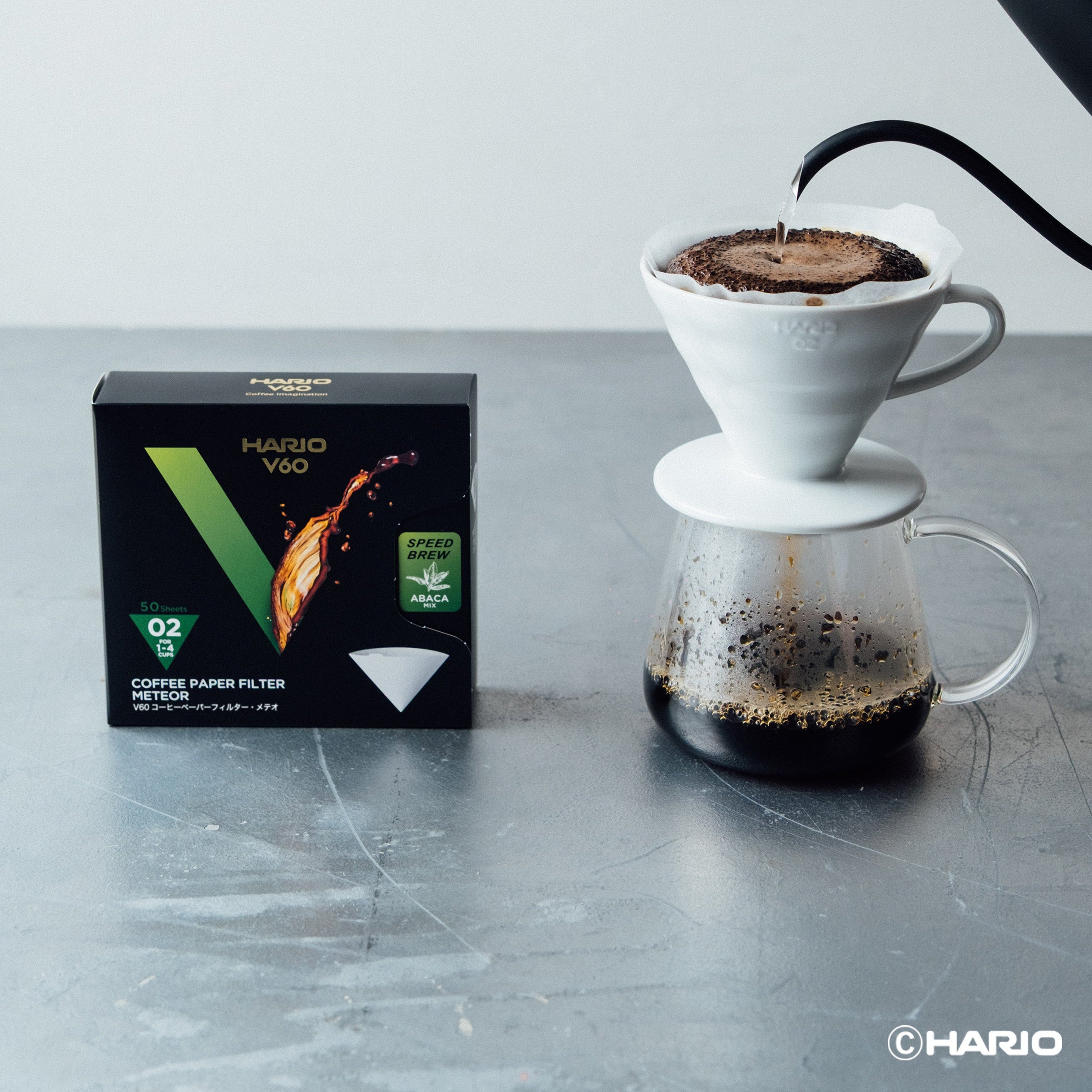 V60 Meteor Paper Filter 02 (50 sheets)