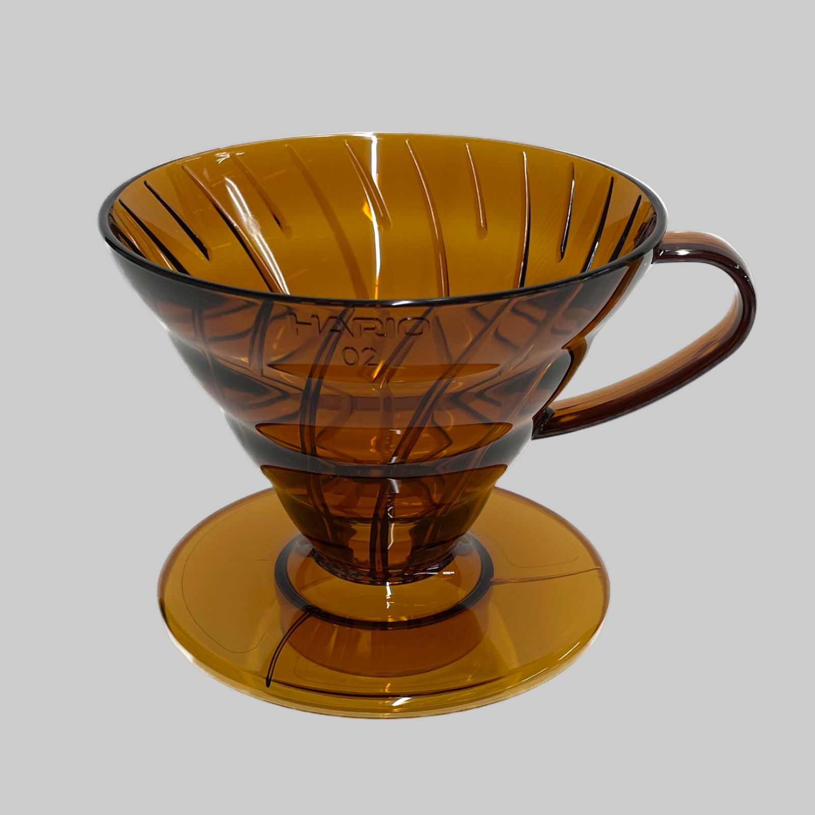 V60 Plastic Coffee Dripper Amber 02
