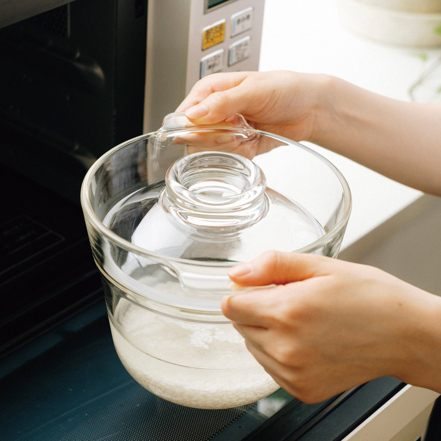 ICHIZENYA Microwave Glass Rice Cooker
