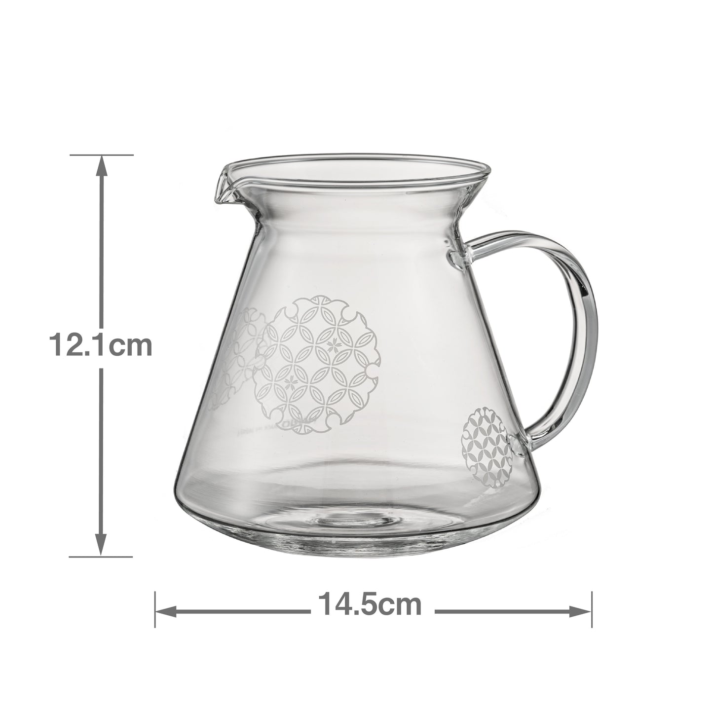 Glass Server 02 "Shippou" Seven Treasures Pattern