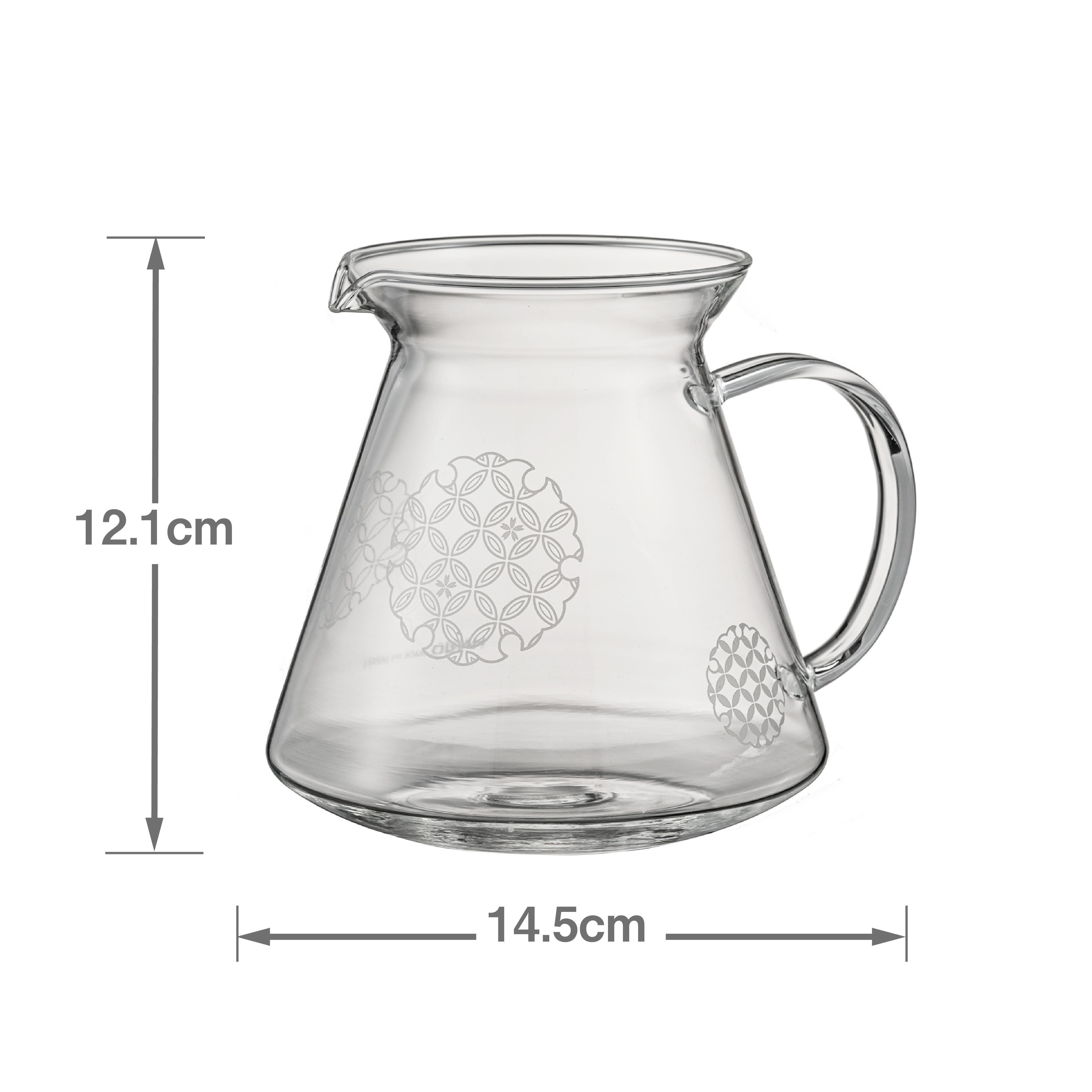 Glass Server 02 "Shippou" Seven Treasures Pattern