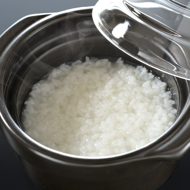 GOHANGAMA Glass Lid Rice Cooker (2-3 Cups)