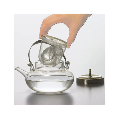 Sake Cooler "Maru Chirori" Glass Set