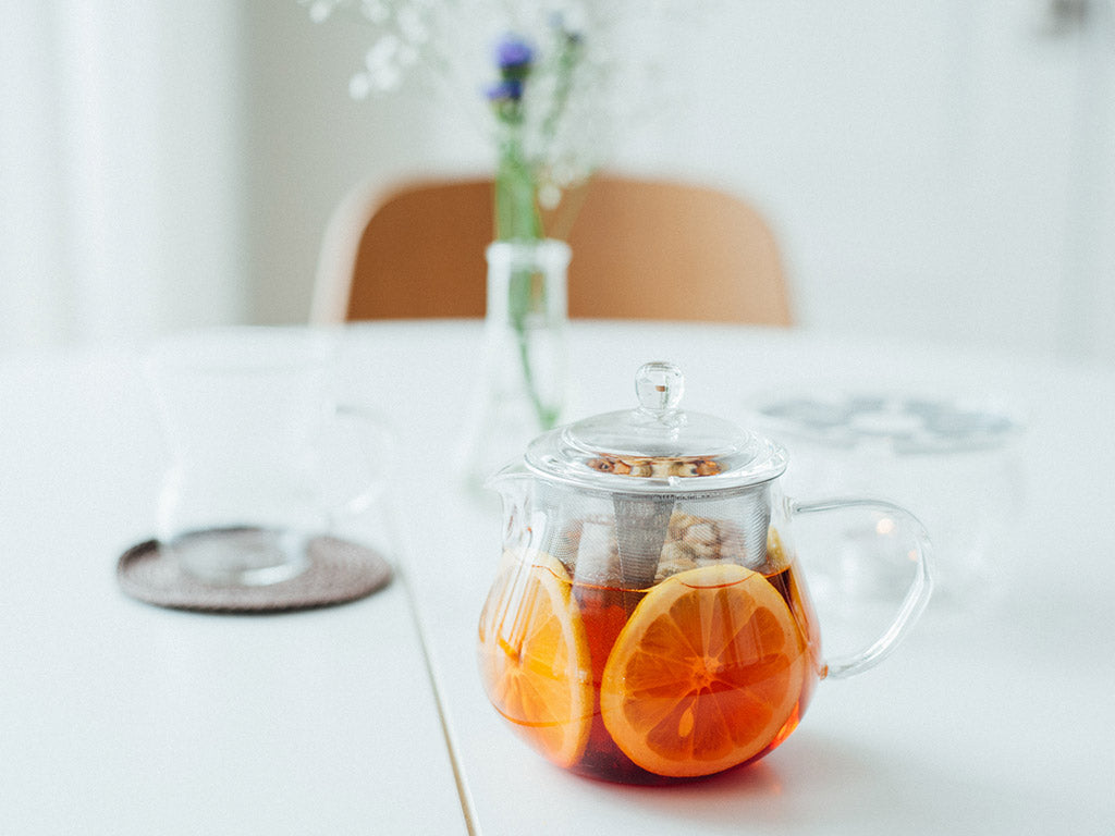 Leaf Tea Pot Clear - 700ml