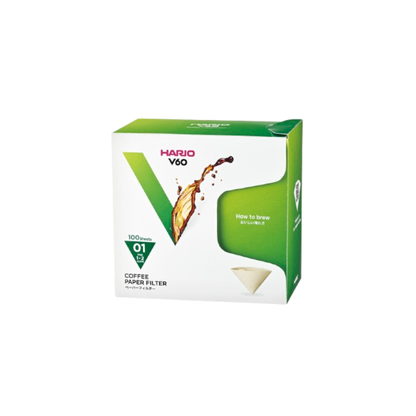 V60 Paper Filter 01, White, Box (100 sheets)