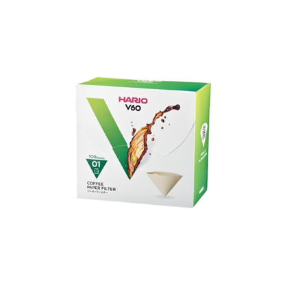 V60 Paper Filter 01, White, Box (100 sheets)