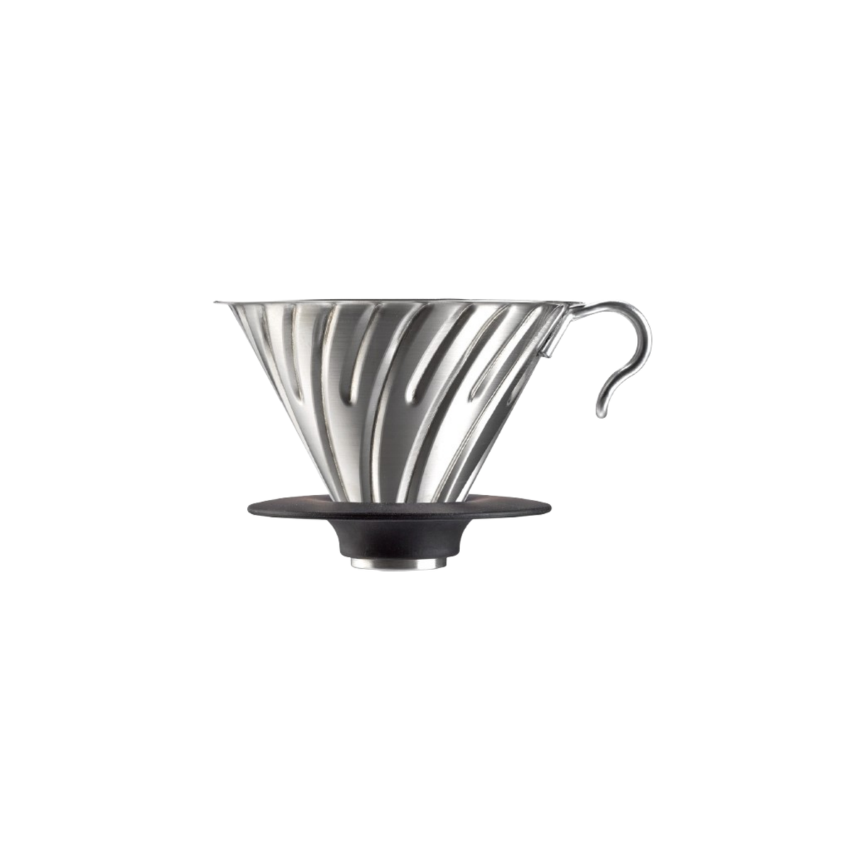 V60 Metal Dripper / Hairline Silver