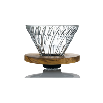 V60 Glass Dripper 02 / Olive Wood