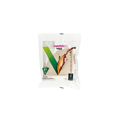 V60 Paper Filter 01, White/ Natural (100 sheets)