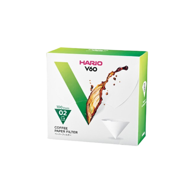 V60 Paper Filter 02, White / Natural, Box (100 sheets)