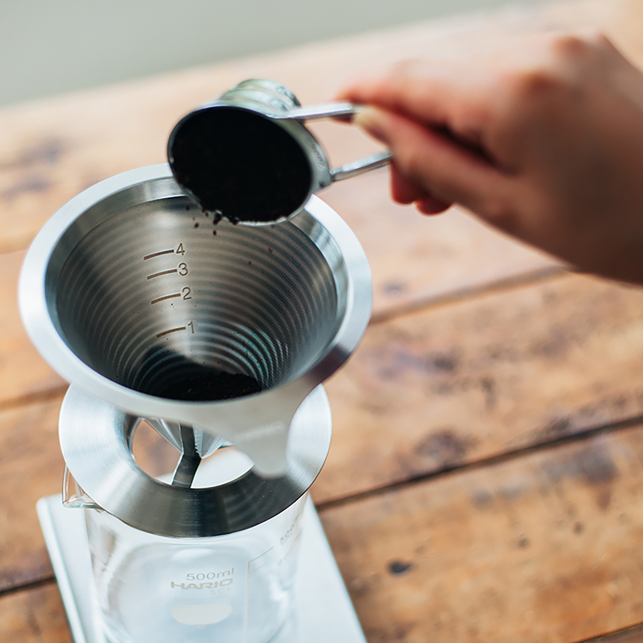 Double Mesh Metal Dripper