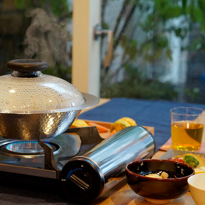 YUKIHIRA IH Stainless Steel Cooking Pot 1900ml