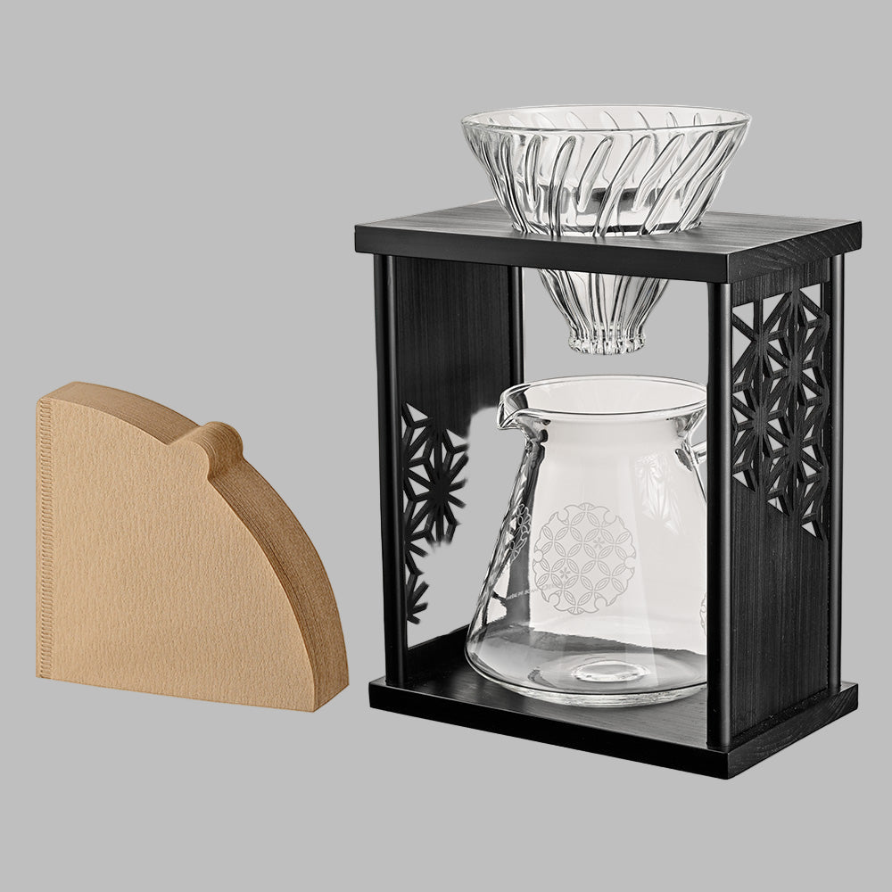 DripStand-Set "Asanoha" Traditional Japanese Hemp Leaf Pattern