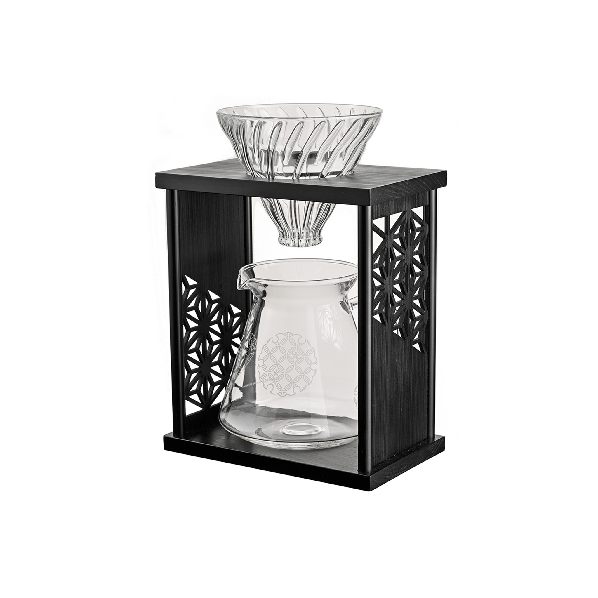 DripStand-Set "Asanoha" Traditional Japanese Hemp Leaf Pattern