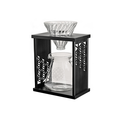 DripStand-Set "Asanoha" Traditional Japanese Hemp Leaf Pattern