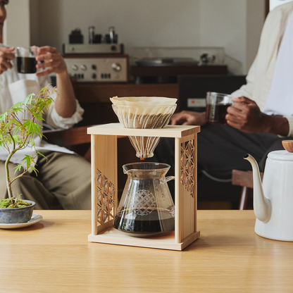 DripStand-Set "Asanoha" Traditional Japanese Hemp Leaf Pattern