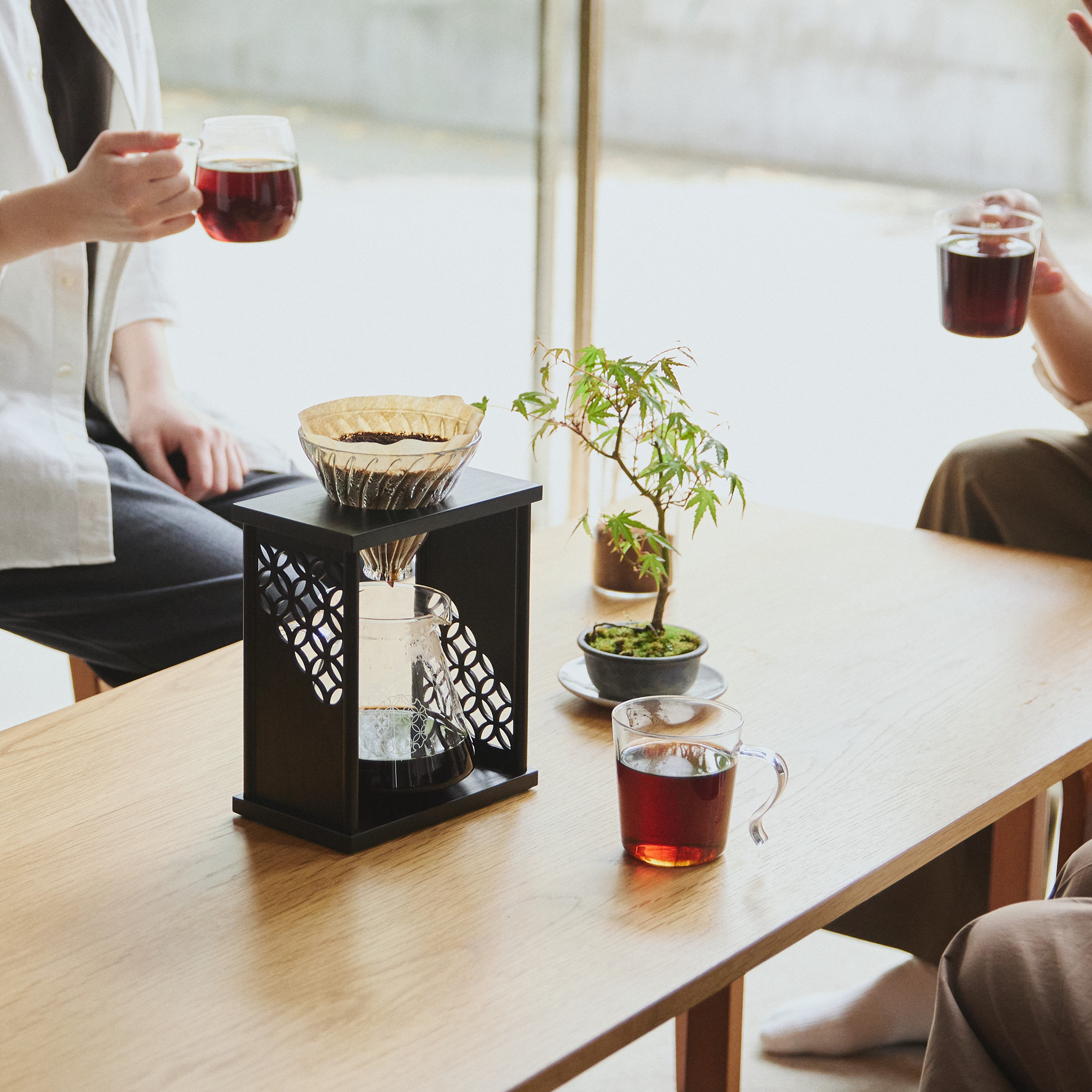 DripStand-Set "Shippou" Seven Treasures Pattern