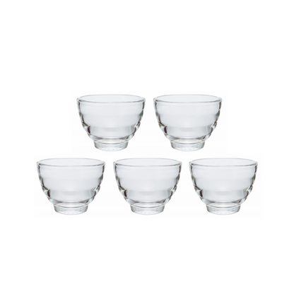 Heatproof Glass Cup 5 pc set