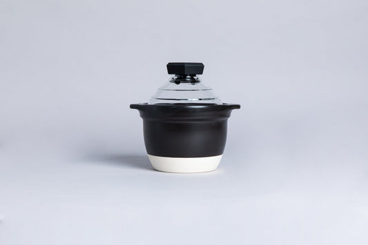 GOHANGAMA Glass Lid Rice Cooker (1-2 Cups)