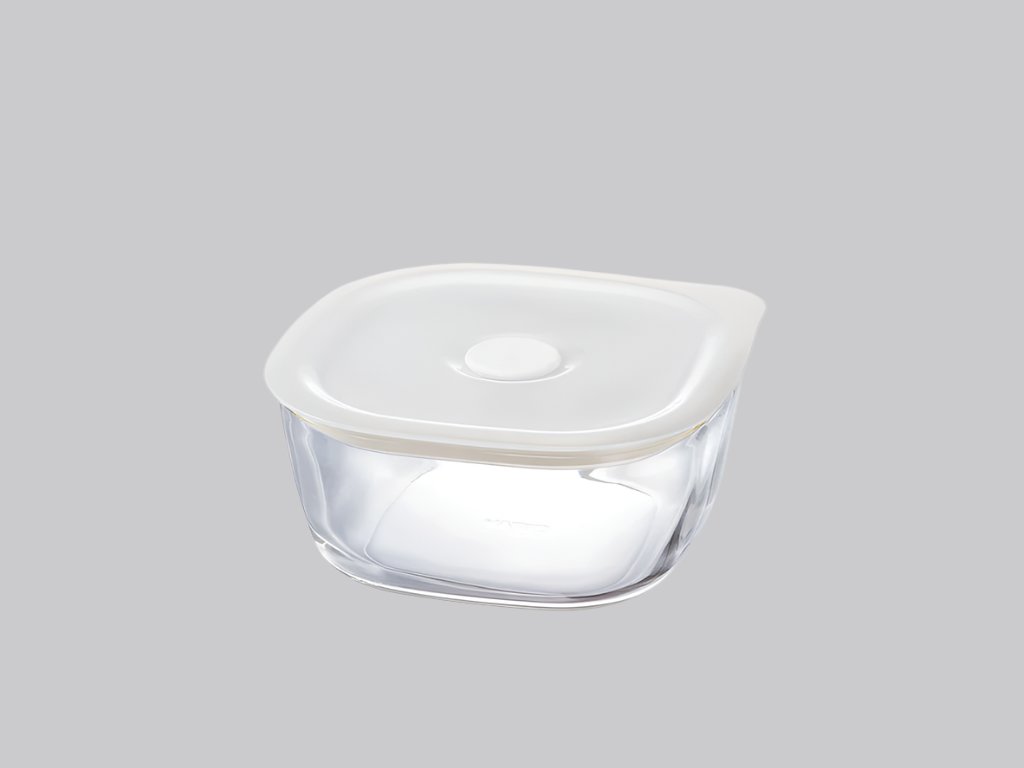 3 PC Heatproof Square Sealed Glass Container