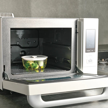 Heatproof Square Sealed Glass Container - 600ml