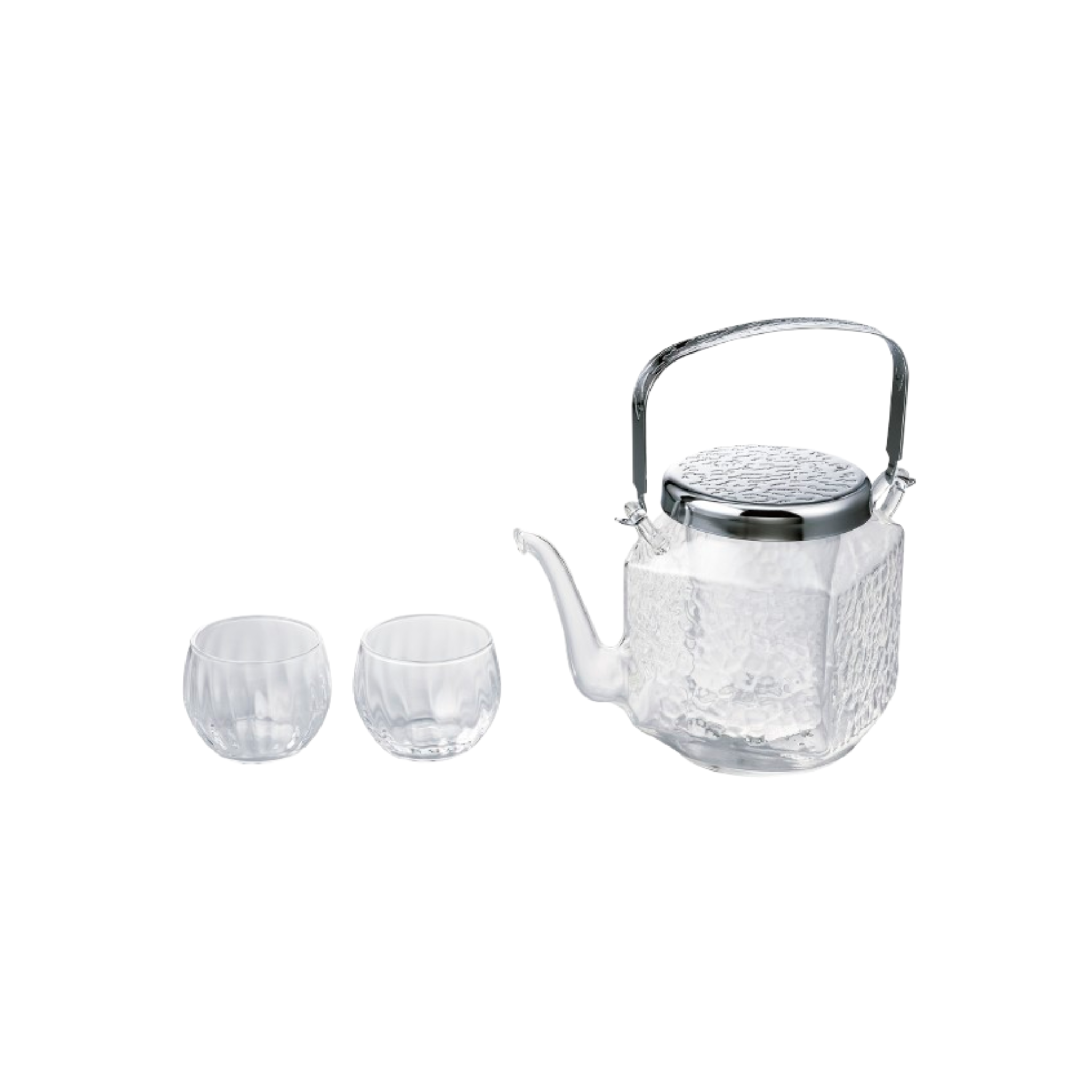 Sake Cooler "Kaku Chirori" Glass Set