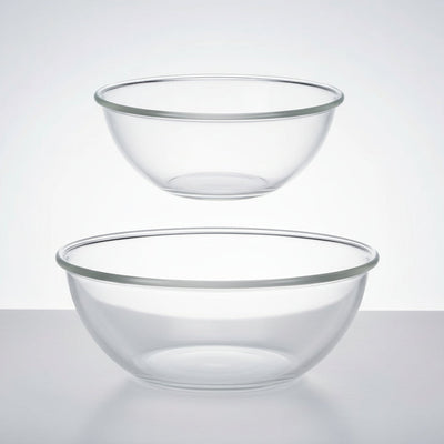 Shallow Mixing Bowls 2pc Set