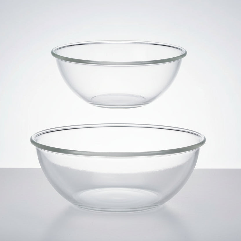 Shallow Mixing Bowls 2pc Set