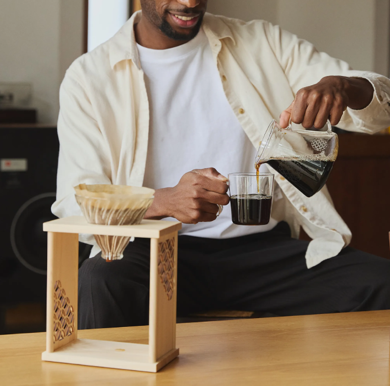 DripStand-Set "Shippou" Seven Treasures Pattern