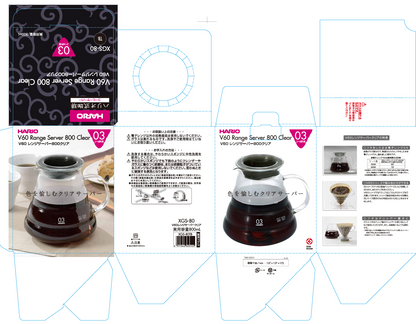 V60 Glass Server 800ml (Classic Packaging)