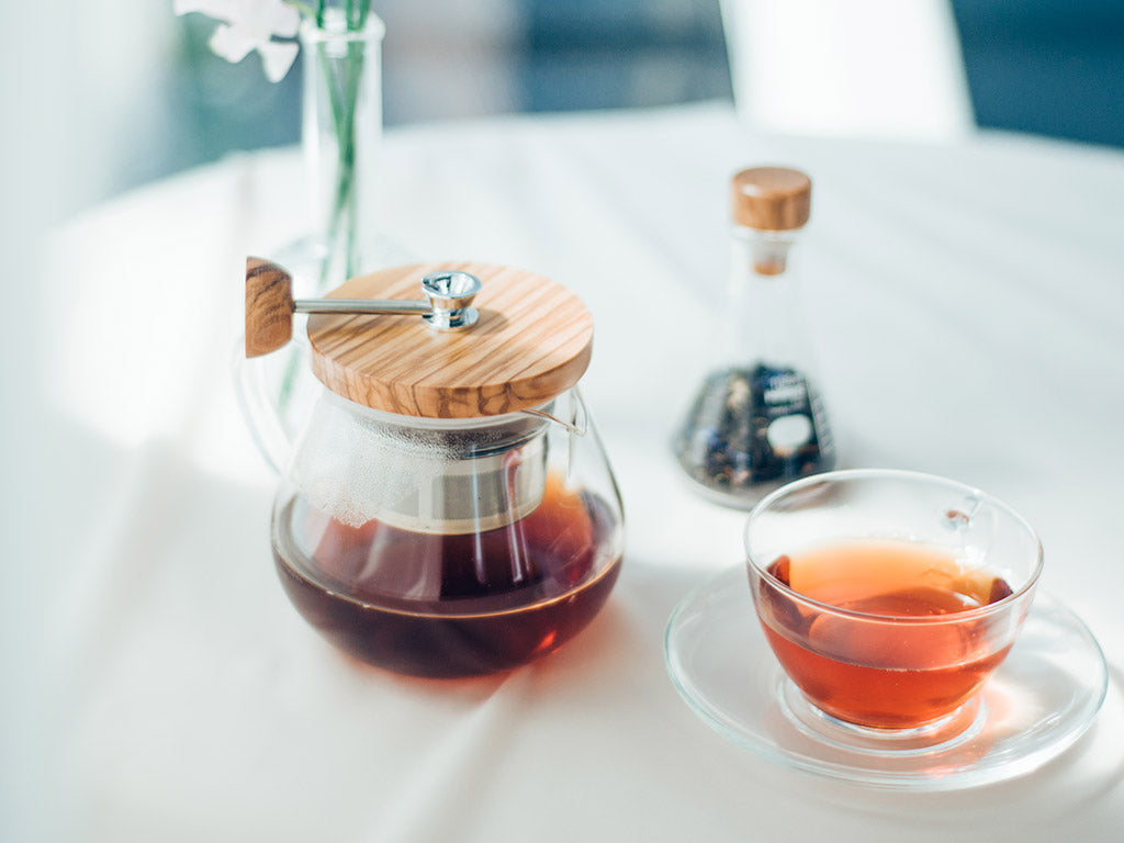 Pull-up Tea Maker Teaor Wood 450mL