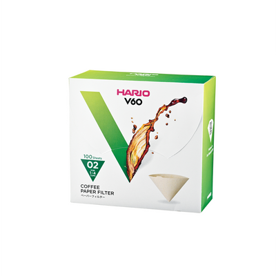 V60 Paper Filter 02, White / Natural, Box (100 sheets)
