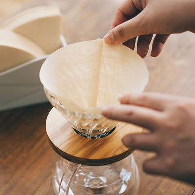 V60 Paper Filter 02, White / Natural (100 sheets)
