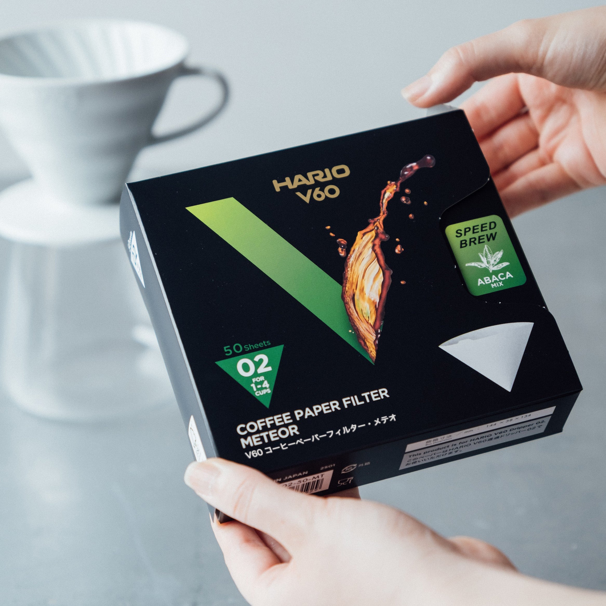 V60 Meteor Paper Filter 02 (50 sheets)