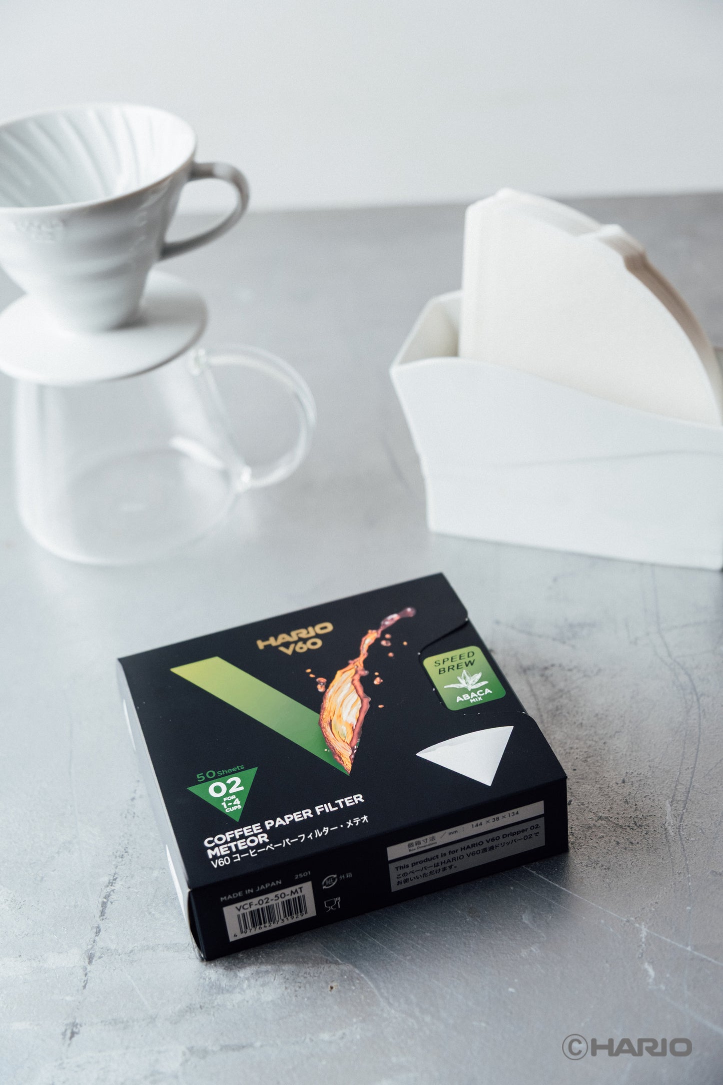 V60 Meteor Paper Filter 02 50 sheets