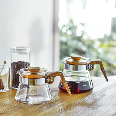 V60 Coffee Server 600mL / Olive Wood