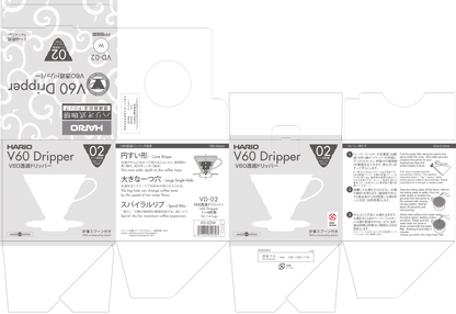 V60 Plastic Coffee Dripper 02 (Classic Packaging)